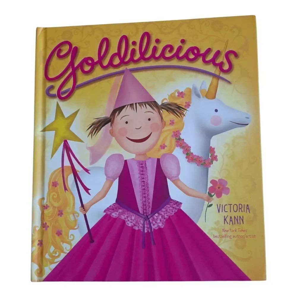 Goldilicious Storybook by Victoria Kann - Pink and Yellow